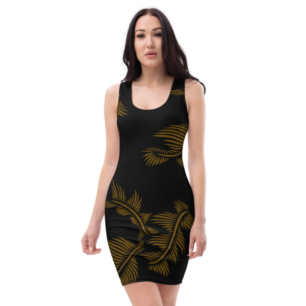 Bodycon dress with design