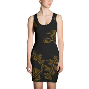 Bodycon dress with design