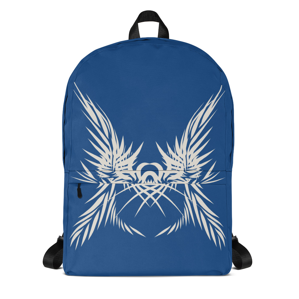 Rugzak Backpack 1 Tiger Power Up : detail 6: klassiek blauw wit-classic blue white