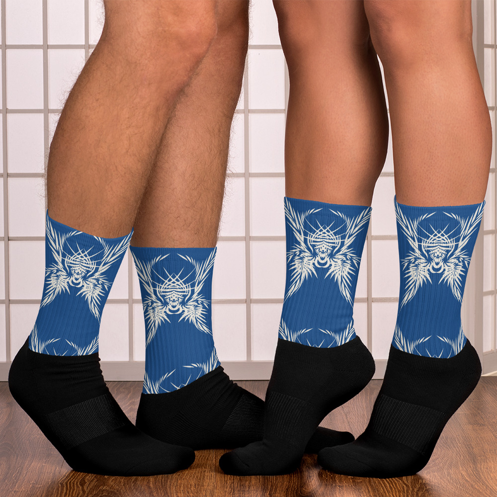 Sokken Socks Tiger Power Up : detail 1: klassiek blauw wit-classic blue white