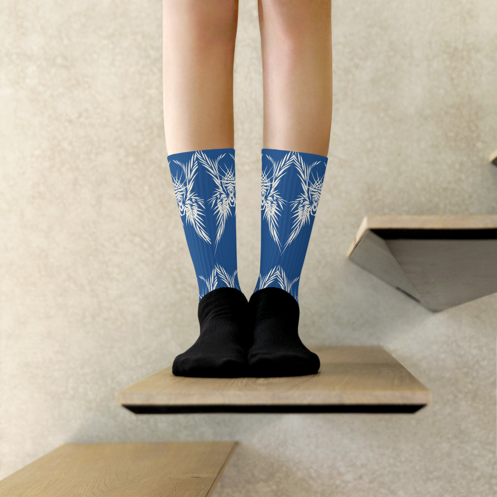 Sokken Socks Tiger Power Up : detail 3: klassiek blauw wit-classic blue white