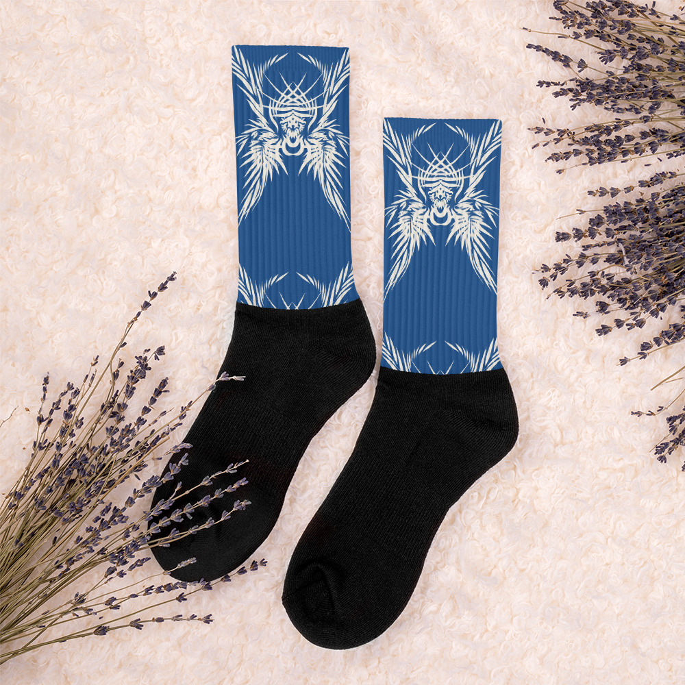 Sokken Socks Tiger Power Up : detail 6: klassiek blauw wit-classic blue white