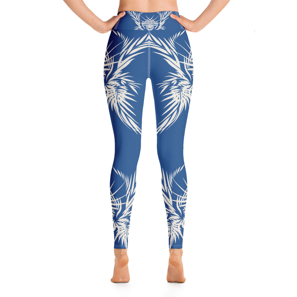 Storen Caius Kalmte Sport Legging Tiger Power Up classic blue white | Natascha van Es